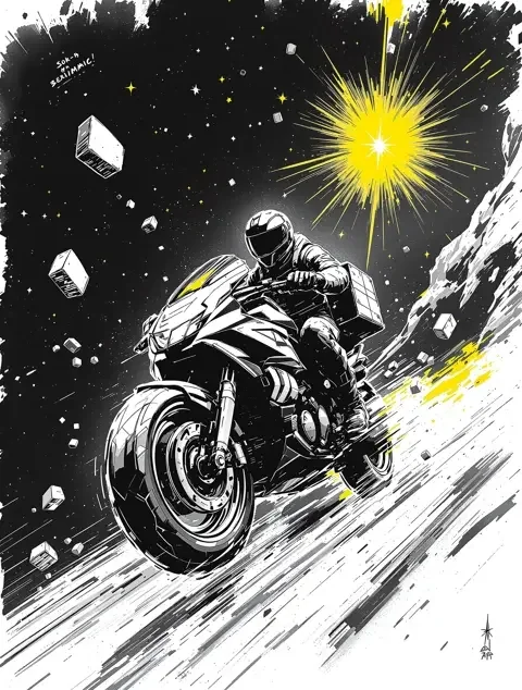 星际快递员 漫画封面